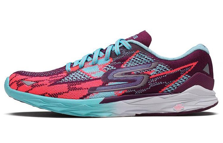 (Women) Skechers Go Meb Speed 4 'Purple Green' 14101-PRAQ