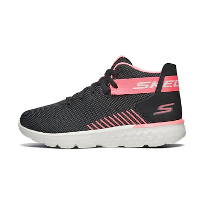 (W) Skechers Go Run 400 'Black Pink'