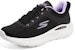 (W) Skechers Go Run 400 'Hitam Ungu' 220894-BKPR
