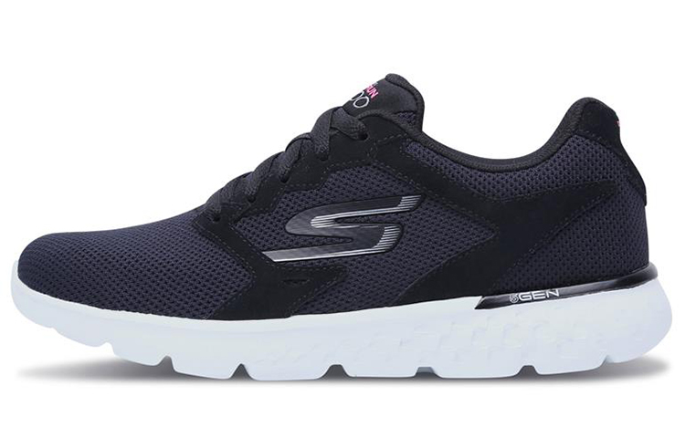 (Women) Skechers Go Run 400 'Black White' 14799-BLK
