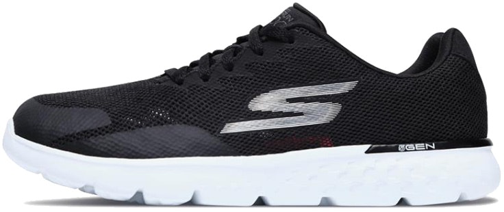 women-skechers-go-run-400-black-white-15299-bkw