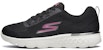 (W) Skechers Go Run 400 Hitam/Putih/Merah 667044-BKHP
