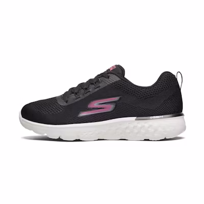 (W) Skechers Go Run 400 Black/White/Red
