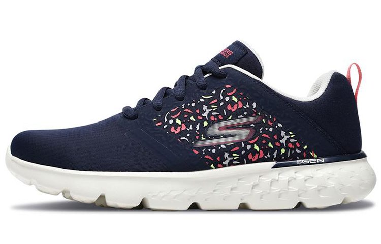(Women) Skechers Go Run 400 'Blue Multicolor' 15298-NVMT