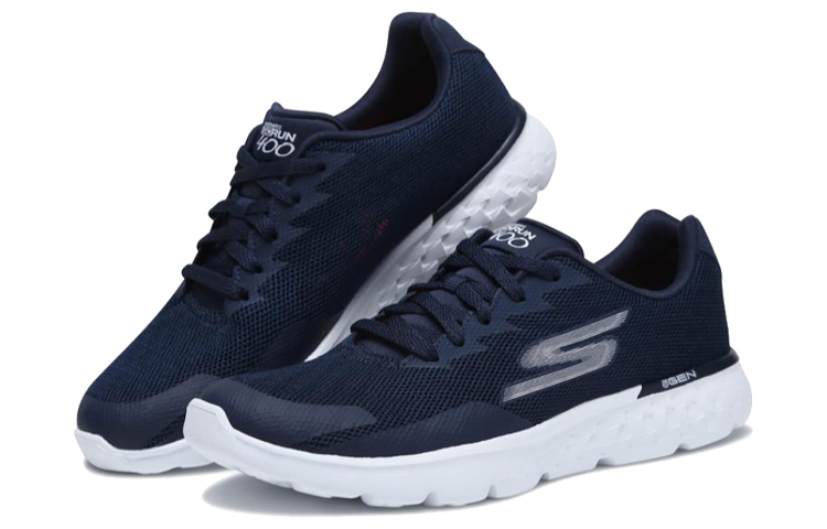(W) Skechers Go Run 400 Sneakers Blue/White 圖 3