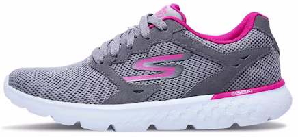 (Women) Skechers Go Run 400 'Grey Peach Red' 14799-LGHP (Women) Skechers Go Run 400 'Grey Peach Red' 14799-LGHP