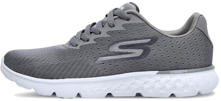 (Women) Skechers Go Run 400 Sole Sports Shoes Grey/White 14804-GRY (Women) Skechers Go Run 400 Sole Sports Shoes Grey/White 14804-GRY