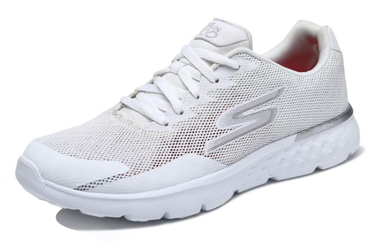 Order (Women) Skechers Go Run 400 'White Low-Top' 15299-WHT