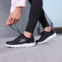 Details for (W) Skechers Go Run 400 Sepatu Sneaker Hitam 14804-BKW