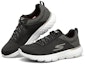 Lookbook (W) Skechers Go Run 400 Kasut Low-Top Hitam 667055-BKGY
