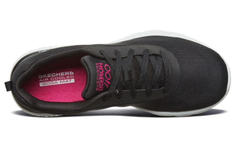 Shop (W) Skechers Go Run 400 Baskets Basses Noires 667040-BKW