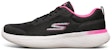 (Women) Skechers Go Black/White/Pink 128000-BKPK