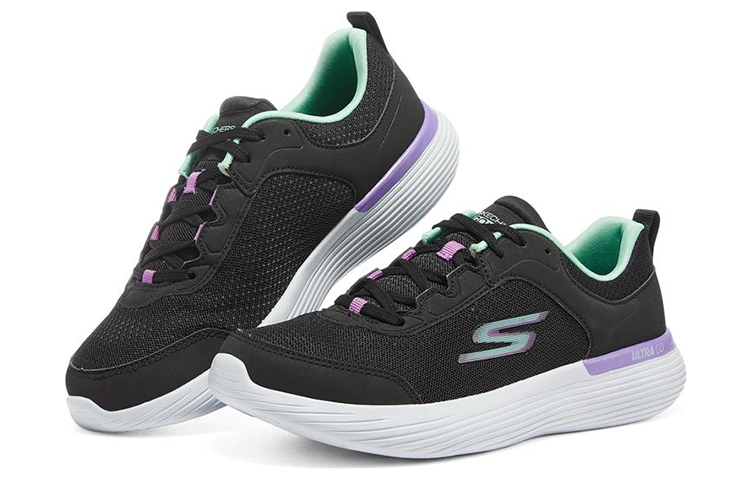 (W) Skechers Go Run 400 V2 'Black White Purple' 圖 3