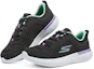Lookbook (W) Skechers Go Run 400 V2 'Hitam Putih Ungu' 128194-BKLB
