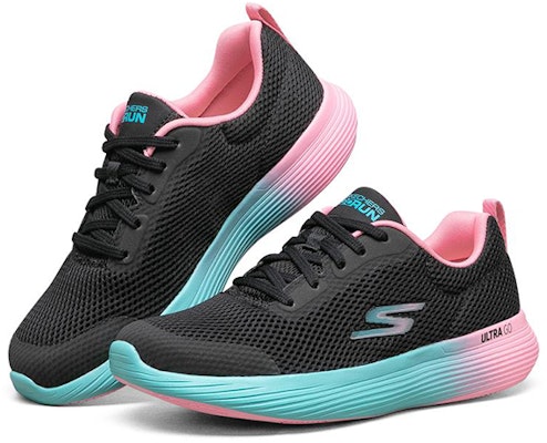 (W) 斯凯奇 Go Run 400 V2 低帮'黑蓝粉' 128192-BKPK Lookbook (W) 斯凯奇 Go Run 400 V2 低帮'黑蓝粉' 128192-BKPK