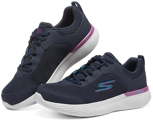 Skechers Go Run 400 V2 減震耐磨防滑 低幫運動鞋 女款 海軍藍色 Lookbook Skechers Go Run 400 V2 減震耐磨防滑 低幫運動鞋 女款 海軍藍色