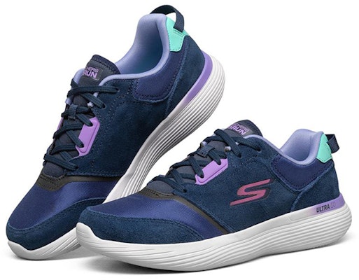 (W) 스케쳐스 고런 400 V2 파랑/보라 128196-NVLV Lookbook (W) 스케쳐스 고런 400 V2 파랑/보라 128196-NVLV