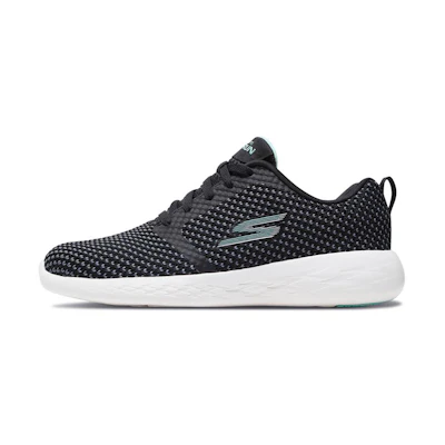 (W) Skechers Go Run 600 'Black Light Green'