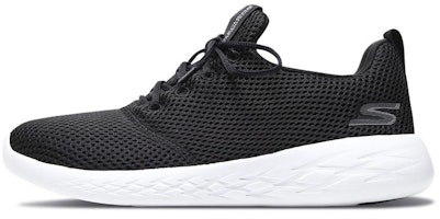 (Women) Skechers Go Run 600 'Black Low-Top Lightweight Running' 15076-BKW (Women) Skechers Go Run 600 'Black Low-Top Lightweight Running' 15076-BKW