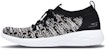 (W) Skechers Go Run 600 'Hitam Putih' 15070-BKW