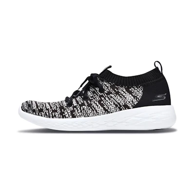 (W) Skechers Go Run 600 'Black White'
