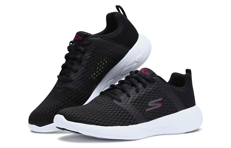 Lookbook (Women) Skechers Go Run 600 'Black White' 15074-BKW