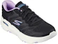 Lookbook (W) Skechers Go Run 7.0-Driven 'Hitam Lavender' 129335-BKLV