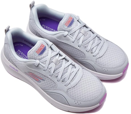 (Women) Skechers GO RUN 'Breathable Low Top Grey' 128333-GYLV Lookbook (Women) Skechers GO RUN 'Breathable Low Top Grey' 128333-GYLV