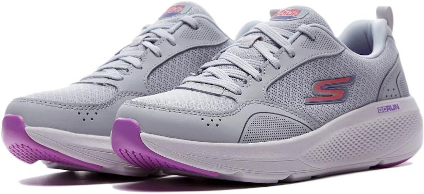 (Women) Skechers GO RUN 'Breathable Low Top Grey' 128333-GYLV Shop (Women) Skechers GO RUN 'Breathable Low Top Grey' 128333-GYLV