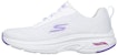 (W) Skechers Go Run Arch Fit 'Putih Ungu' 128953-WPR