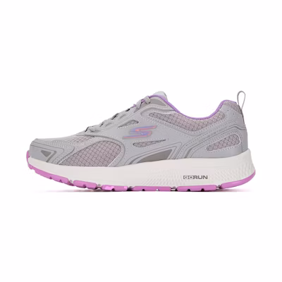 (W) Skechers Go Run 'Grey Purple'