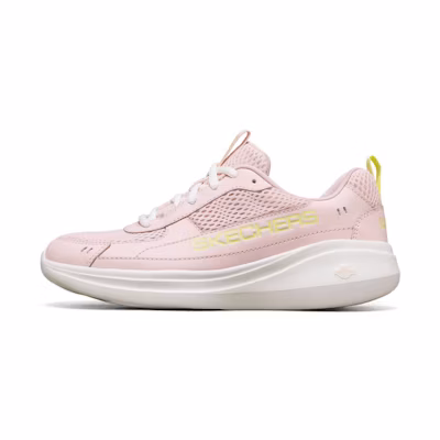 (W) Skechers Go Run Fast Sports Shoes Pink/Red/Yellow