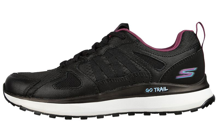 (W) Skechers Go Run Adventure 'Black Purple'