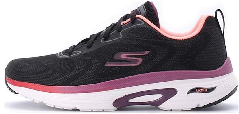 (Women) Skechers Go Run Arch Fit 'Black Burgundy' 128957-BKBU Buy (Women) Skechers Go Run Arch Fit 'Black Burgundy' 128957-BKBU