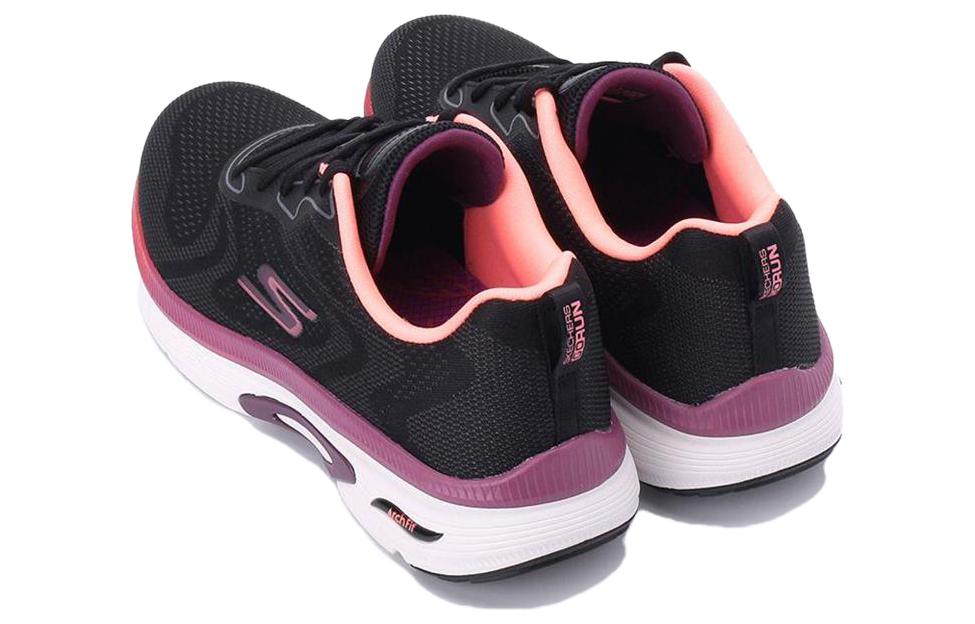 Lookbook (W) Skechers Go Run Arch Fit 'Hitam Anggur Merah' 128957-BKBU