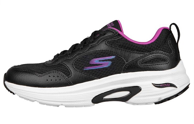 (Women) Skechers Go Run Arch Fit 'Black' 128952-BKPR Buy (Women) Skechers Go Run Arch Fit 'Black' 128952-BKPR