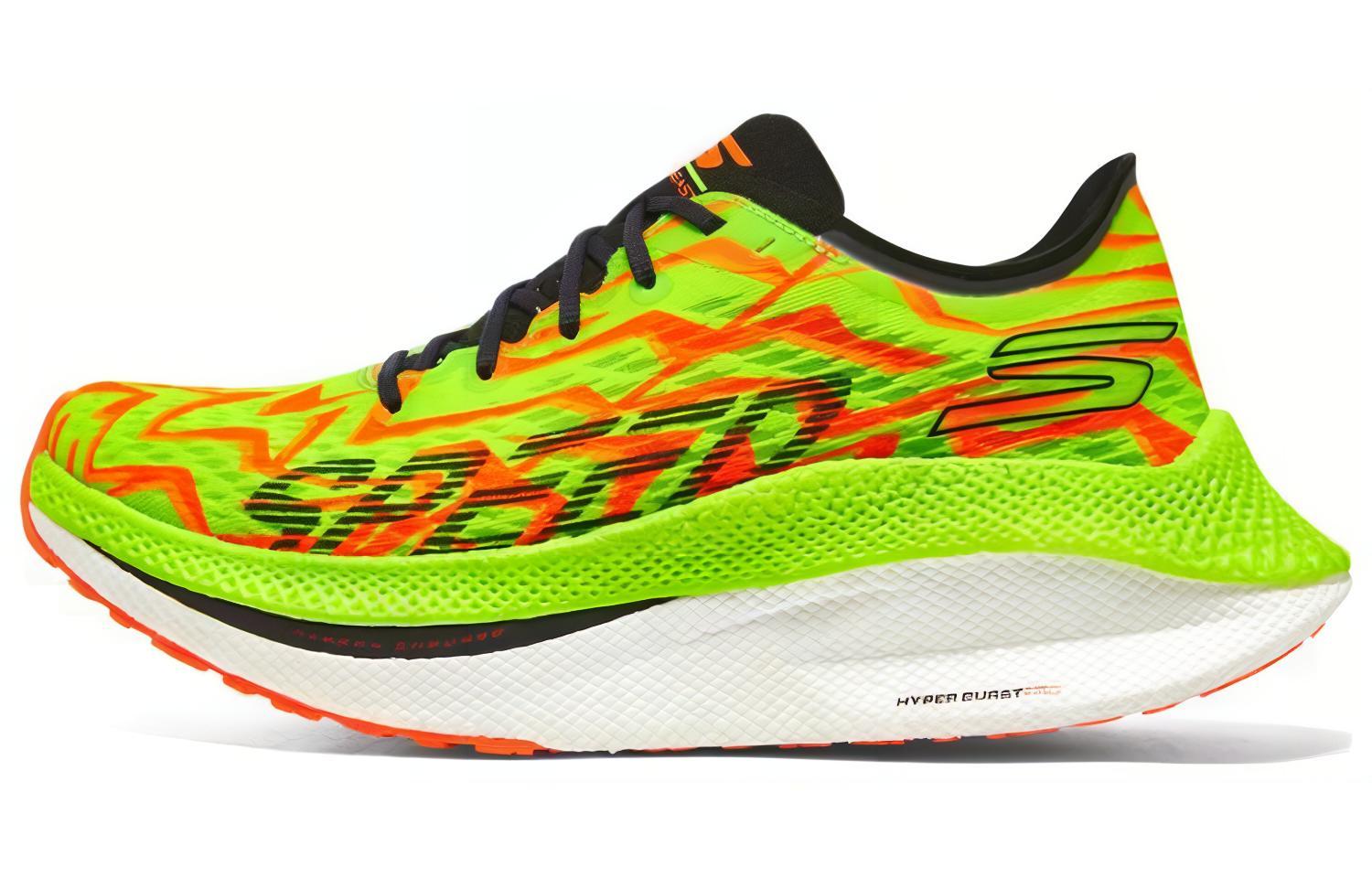 (Women) Skechers GO RUN Beast 'Green Orange' 172062-GROR