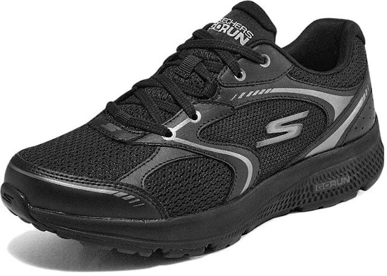 (Women) Skechers GO RUN 'Black Grey' 128280-BBK Lookbook (Women) Skechers GO RUN 'Black Grey' 128280-BBK