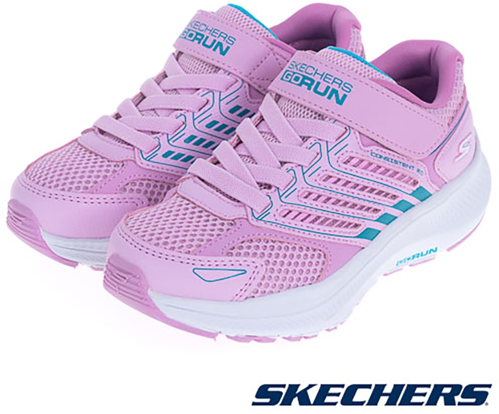 women-skechers-go-run-consistent-2-0-girls-casual-shoes-pink-powder-303924-lpkbl
