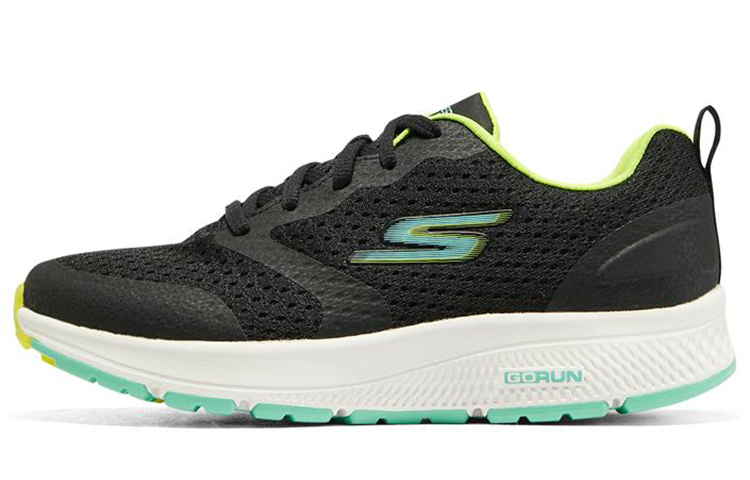 (W) Skechers GO RUN Consistent 'Black Green'
