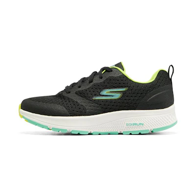(W) Skechers GO RUN Consistent 'Black Green'