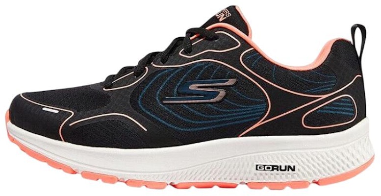 Skechers Go Run 穩定性 防滑耐磨 低筒 跑步鞋 女款 黑珊瑚色 Buy Skechers Go Run 穩定性 防滑耐磨 低筒 跑步鞋 女款 黑珊瑚色