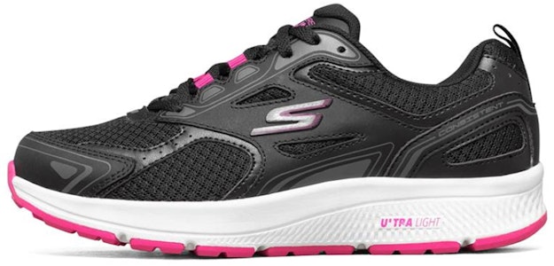 (W) Skechers Go Run Consistent 'Negro Blanco Rosa' 128075-BKPK Buy (W) Skechers Go Run Consistent 'Negro Blanco Rosa' 128075-BKPK