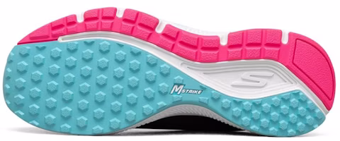 Purchase (W) Skechers Go Run Consistent 'Hitam Putih Pink' 128076-BKMT