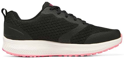 Order (W) Skechers Go Run Konsisten 'Hitam Putih Merah Muda' 128277-BKPK