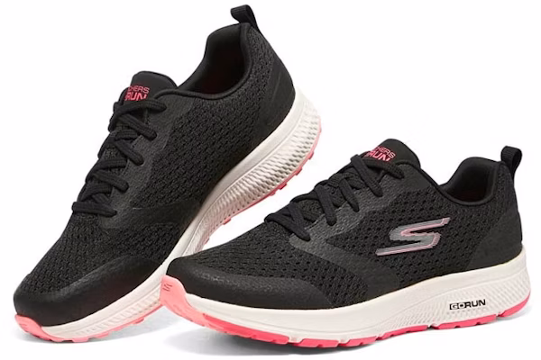 (W) Skechers Go Run Konsisten 'Hitam Putih Merah Muda' 128277-BKPK Lookbook (W) Skechers Go Run Konsisten 'Hitam Putih Merah Muda' 128277-BKPK