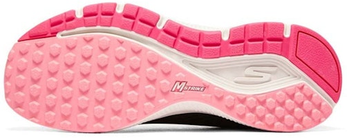 Details for (W) Skechers Go Run Konsisten 'Hitam Putih Merah Muda' 128277-BKPK