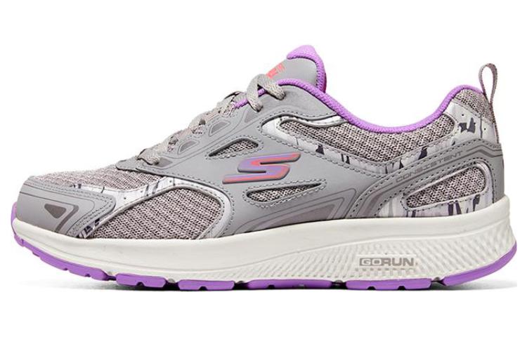 (Women) Skechers Go Run Consistent 'Grey Purple' 128270-GYLV
