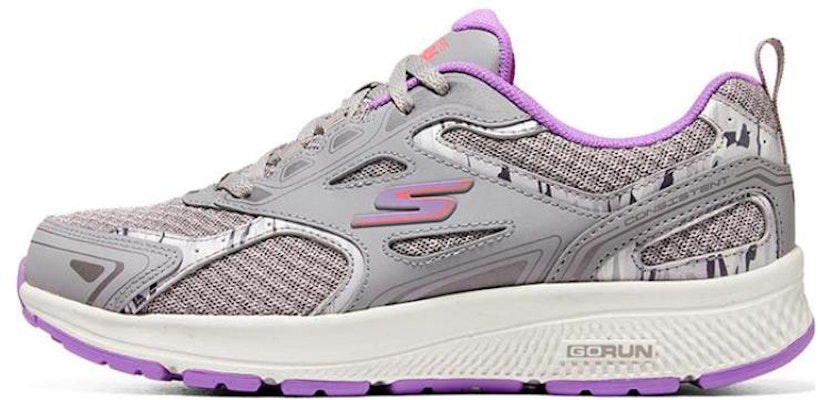 (Women) Skechers Go Run Consistent 'Grey Purple' 128270-GYLV Buy (Women) Skechers Go Run Consistent 'Grey Purple' 128270-GYLV