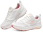 Lookbook Skechers Go Run Consistent 防滑耐磨 低幫 跑步鞋 女款 白橙